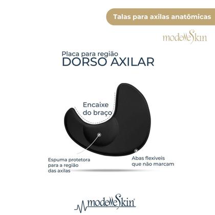 Imagem de Talas De Axilas Lipoaspiração Anatômicas Modelleskin 01 Par