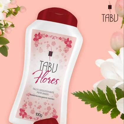 Imagem de Talco Desodorante Perfumado Tabu Flores 100G - Dana