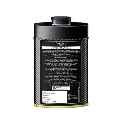 Imagem de Talco em pó Yardley Gentleman 250g/8,8 onças