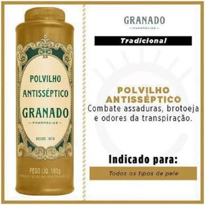 Imagem de Talco Polvilho Antisséptico Granado Tradicional 100g