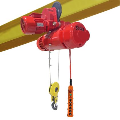 Imagem de Talha Eletrica 500Kg x 9Mts com Cabo de Aco e Troley Eletrico 220V TECA500/9 ACM TOOLS