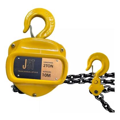 Imagem de Talha Manual de Corrente 2 Toneladas 10m JST JST2X10 Freio Duplo 2000kg