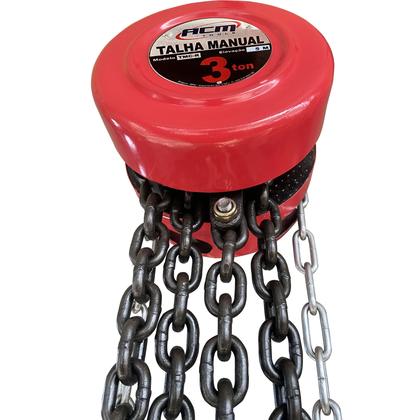 Imagem de Talha Manual Redonda 3Ton x 5Mts TMC3000/5R ACM TOOLS