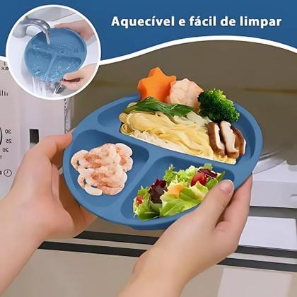 Imagem de Talher E Prato De Silicone: Conjunto Sob Medida Para Bebês