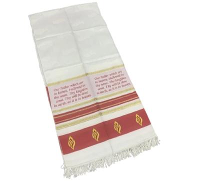 Imagem de Talit Estola Sacerdotal Manto De Oração - De Israel VERMELHA