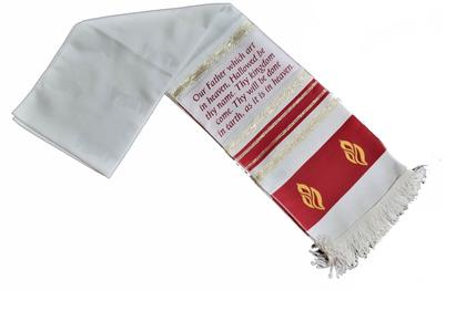 Imagem de Talit Estola Sacerdotal Manto De Oração - De Israel VERMELHA