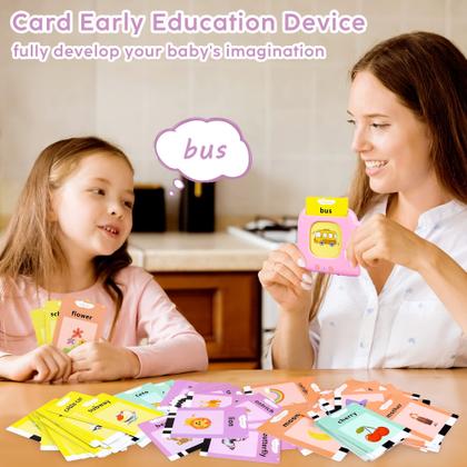 Imagem de Talking Flash Cards Kuovei Kids Toddler com 224 palavras visuais