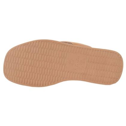 Imagem de Tamanco Beira Rio De Dedo Plataforma Tachas Feminino Nude