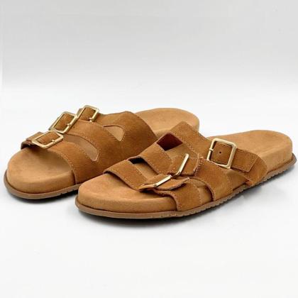 Imagem de Tamanco Bottero Rasteira Slide em Camurça Feminino