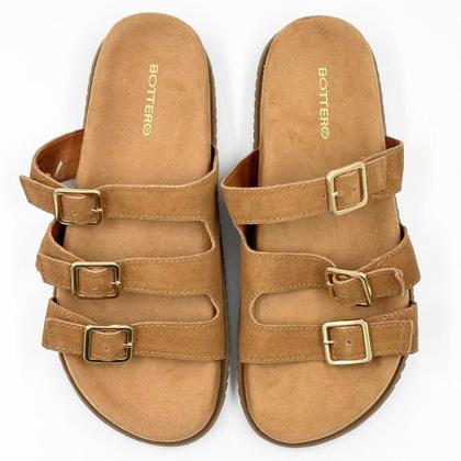 Imagem de Tamanco Bottero Rasteira Slide em Camurça Feminino