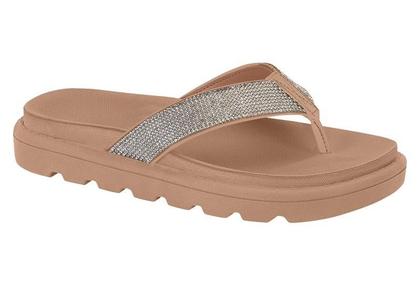 Imagem de Tamanco Chinelo Dedo Papete Vizzano  Plataforma Glitter Strass Brilho  ORIGINAL