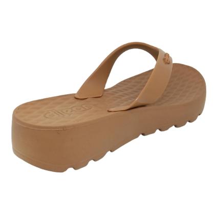 Imagem de Tamanco Dijean Chinelo Feminino Anabela Baixo Confortável Sandalia azaleia de dedo macia leve