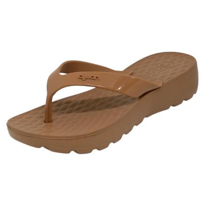 Imagem de Tamanco Dijean Chinelo Feminino Anabela Baixo Confortável Sandalia azaleia de dedo macia leve