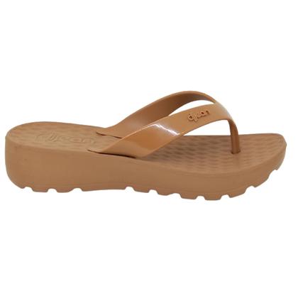 Imagem de Tamanco Dijean Chinelo Feminino Anabela Baixo Confortável Sandalia azaleia de dedo macia leve