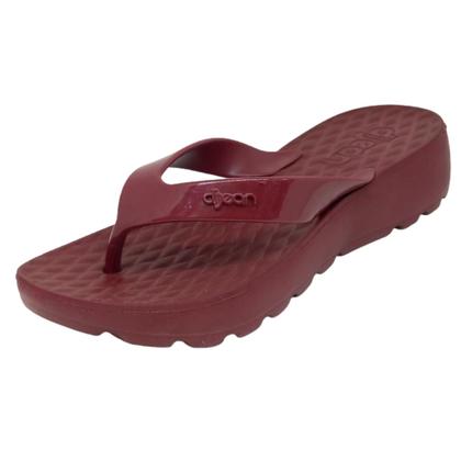 Imagem de Tamanco Dijean Chinelo Feminino Anabela Baixo Confortável Sandalia azaleia de dedo macia leve