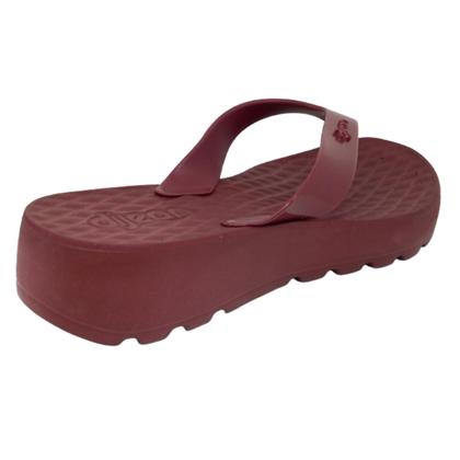 Imagem de Tamanco Dijean Chinelo Feminino Anabela Baixo Confortável Sandalia azaleia de dedo macia leve