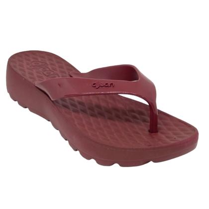 Imagem de Tamanco Dijean Chinelo Feminino Anabela Baixo Confortável Sandalia azaleia de dedo macia leve