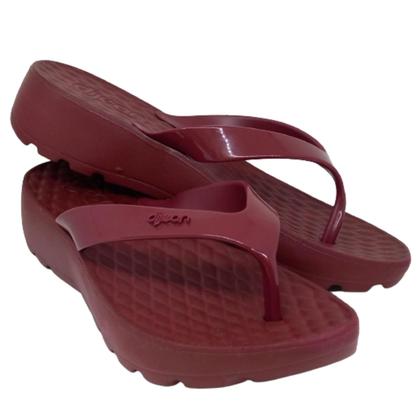 Imagem de Tamanco Dijean Chinelo Feminino Anabela Baixo Confortável Sandalia azaleia de dedo macia leve