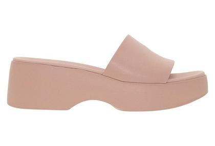 Imagem de Tamanco Fem Plataforma Anabela Moleca UltraLeve Macia Slide