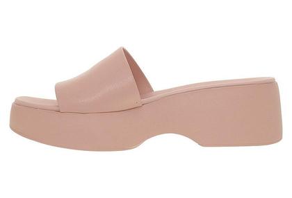 Imagem de Tamanco Fem Plataforma Anabela Moleca UltraLeve Macia Slide