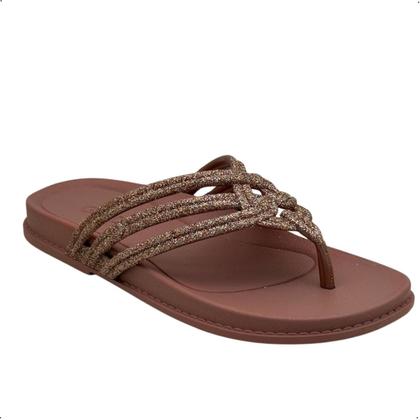 Imagem de Tamanco Feminino Grendha Hera Flatform Glitter 19088