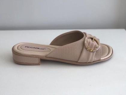 Imagem de Tamanco feminino piccadilly casual  de salto baixo 2,5 confortavel