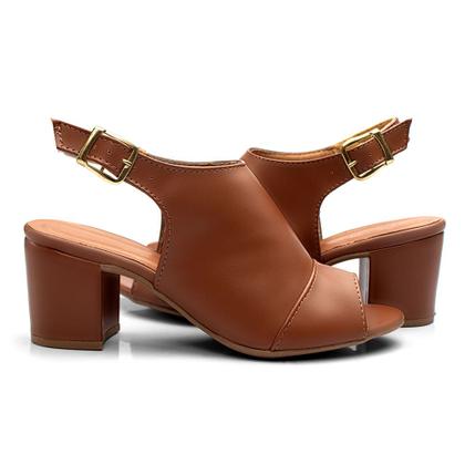 Imagem de Tamanco Feminino Salto 6cm Sandália Botinha Bota Dia a Dia Cores JCL STORE