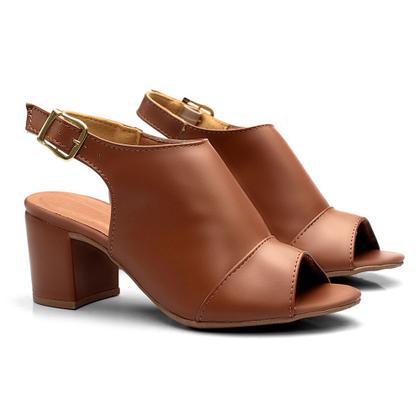 Imagem de Tamanco Feminino Salto 6cm Sandália Botinha Bota Dia a Dia Cores JCL STORE