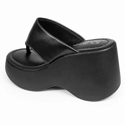 Imagem de Tamanco Feminino Salto Anabela Plataforma Alto Confortável