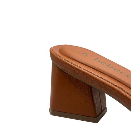 Imagem de Tamanco Feminino Salto Bloco Fivela Palha Bebecê