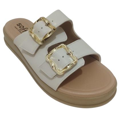 Imagem de Tamanco Feminino Softli com Fivela e Plataforma Confortável