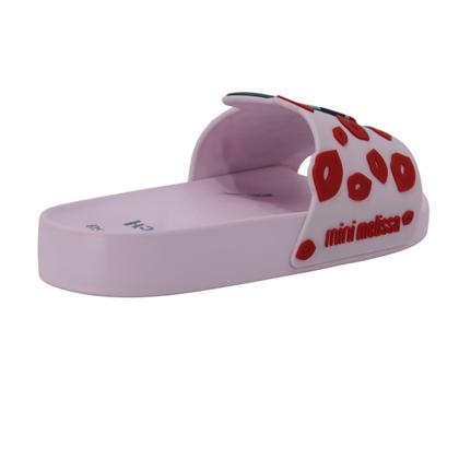 Imagem de Tamanco Mini Melissa Flowing Slide + Stitch Rosa e Azul