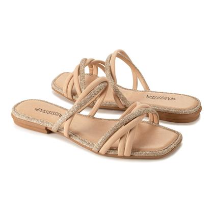 Imagem de Tamanco mississipi feminino slide com brilhos q9663