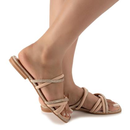 Imagem de Tamanco mississipi feminino slide com brilhos q9663