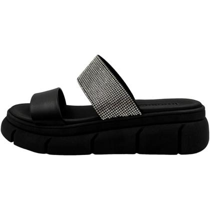 Imagem de Tamanco Moleca Slide Flatform Tira em Strass Feminino