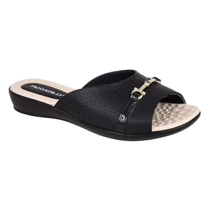 Imagem de Tamanco piccadilly anabela feminino pontilhado 500404