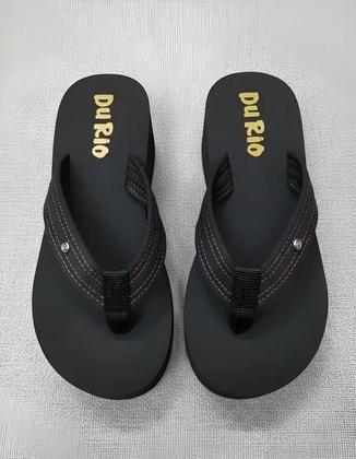 Imagem de Tamanco Plataforma Anabela DuRio Tijuca  Conforto, Estilo, Plataforma Anatômica, Fácil de Calçar, Tendência Magalu