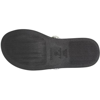 Imagem de Tamanco Rasteira Beira Rio Napa Cristal Tira Strass Feminino