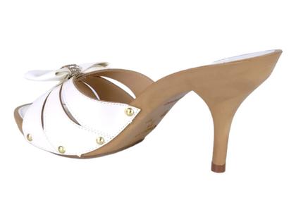 Imagem de Tamanco Tchocco Salto Fino com laço e Strass