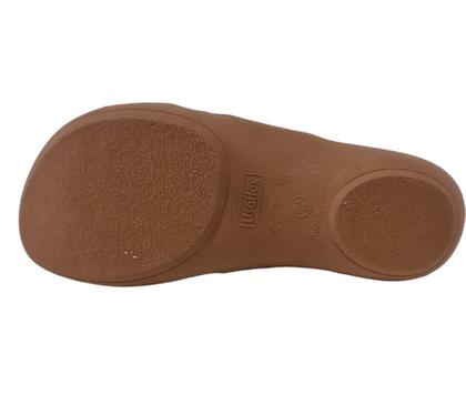 Imagem de Tamanco Usaflex  AE0911 Anabela Conforto em Couro Azul