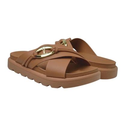 Imagem de Tamanco Vizzano Tratorado Tira Grossa Camel 6510.111