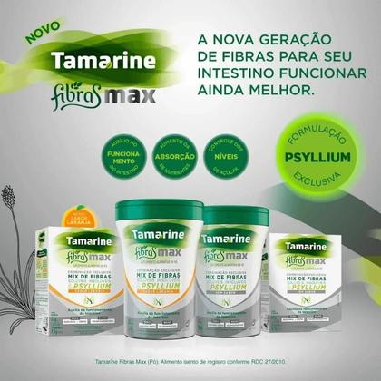 Imagem de Tamarine Fibras Max em Pó Sem Sabor 10 sachês com 6,5g cada