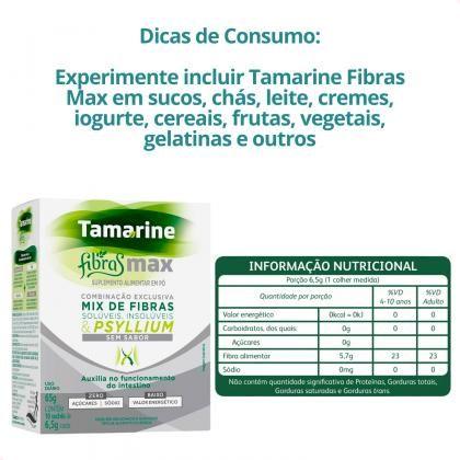 Imagem de Tamarine Fibras Max Pó Solúvel Sem Sabor 10 sachês 6,5g Full