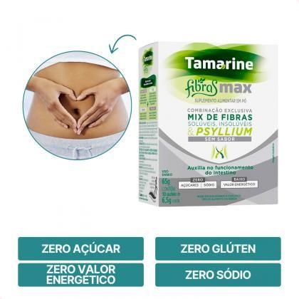 Imagem de Tamarine Fibras Max Pó Solúvel Sem Sabor 10 sachês 6,5g Full