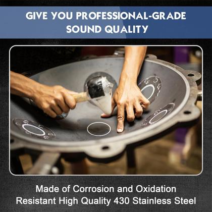 Imagem de Tambor de língua de aço NBMICSO 15 Note 35,56 cm, tecla D com livro de música