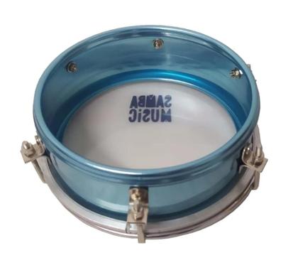 Imagem de Tamborim Samba Music Aluminio Azul Tba-55 Az 6 Pol Azul-aço