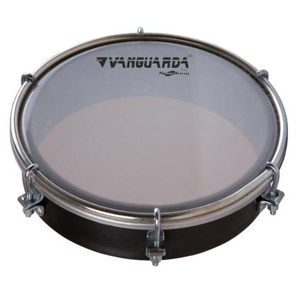 Imagem de Tamborim spanking vanguarda abs preto 6" pele leitosa