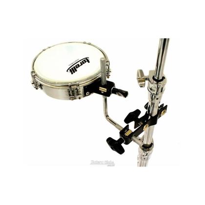 Imagem de Tamborim torelli tt409 6 afinações aço cromado com clamp pele leitosa