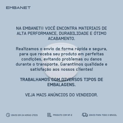 Imagem de Tampa 28mm Plástica Sem Lacre Para Garrafa Resistente Kit 50UN