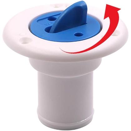 Imagem de Tampa água de deck, cor: branco e azul